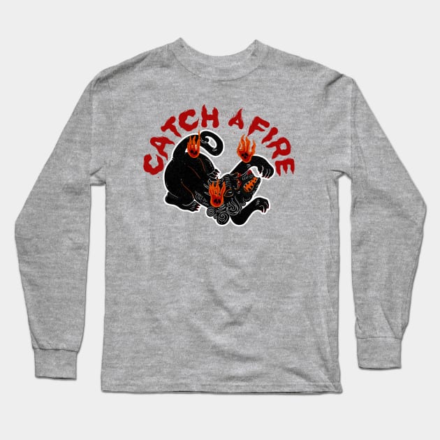 Catch a Fire Long Sleeve T-Shirt by luisereno